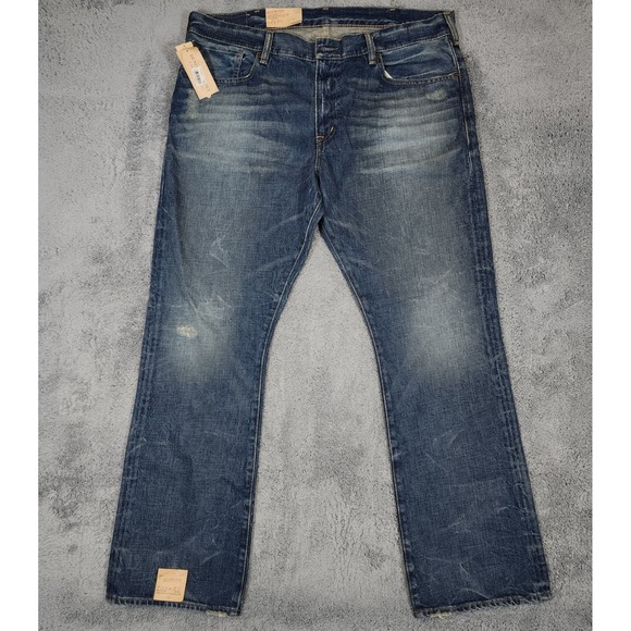 Denim & Supply Ralph Lauren Bootcut Jeans Mens Size 38x30 Distressed Western NWT - Picture 1 of 13